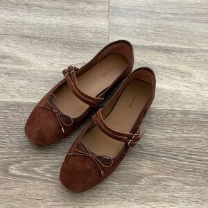 Madewell THE GRETA DOUBLE-STRAP BALLET FLAT